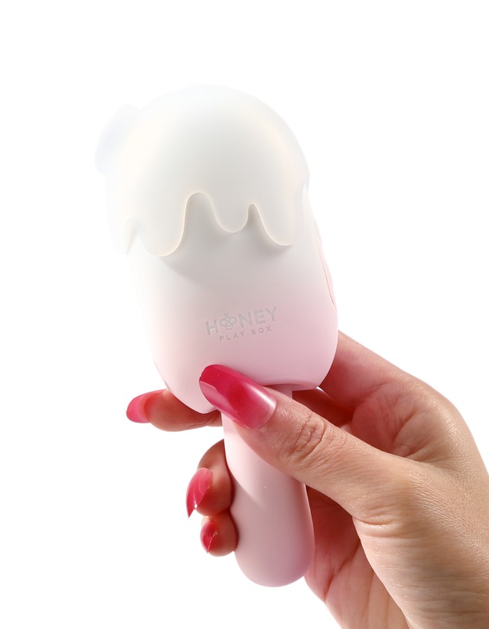 Bite Me Cream Pop Stimulator - Pink