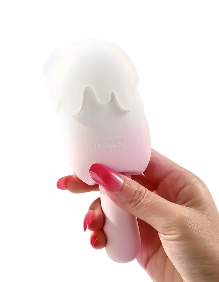 Bite Me Cream Pop Stimulator - Pink