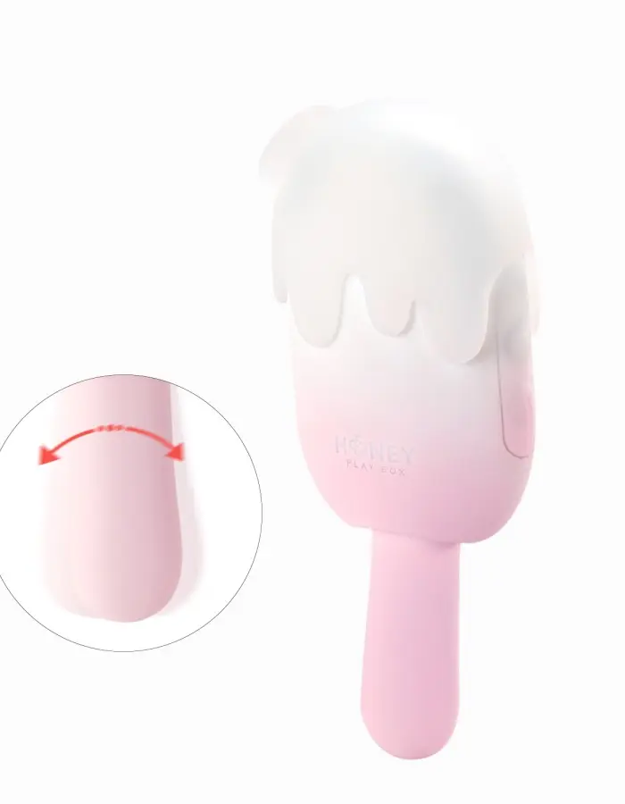 Bite Me Cream Pop Stimulator - Pink