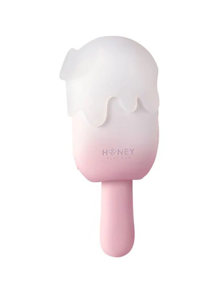 Bite Me Cream Pop Stimulator - Pink