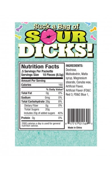 Suck a Bag of Sour Dicks - Bag of 25