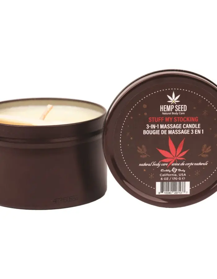 Hemp Seed 3 in 1 Massage Candle Stuff My Stocking - 6oz