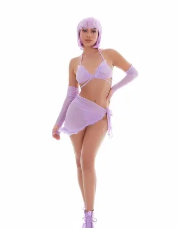 Feeling Fuzzy 5pc Set - Medium/large Lilac
