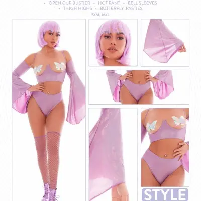 Holo Hun 5pc Set - Small/medium - Purple