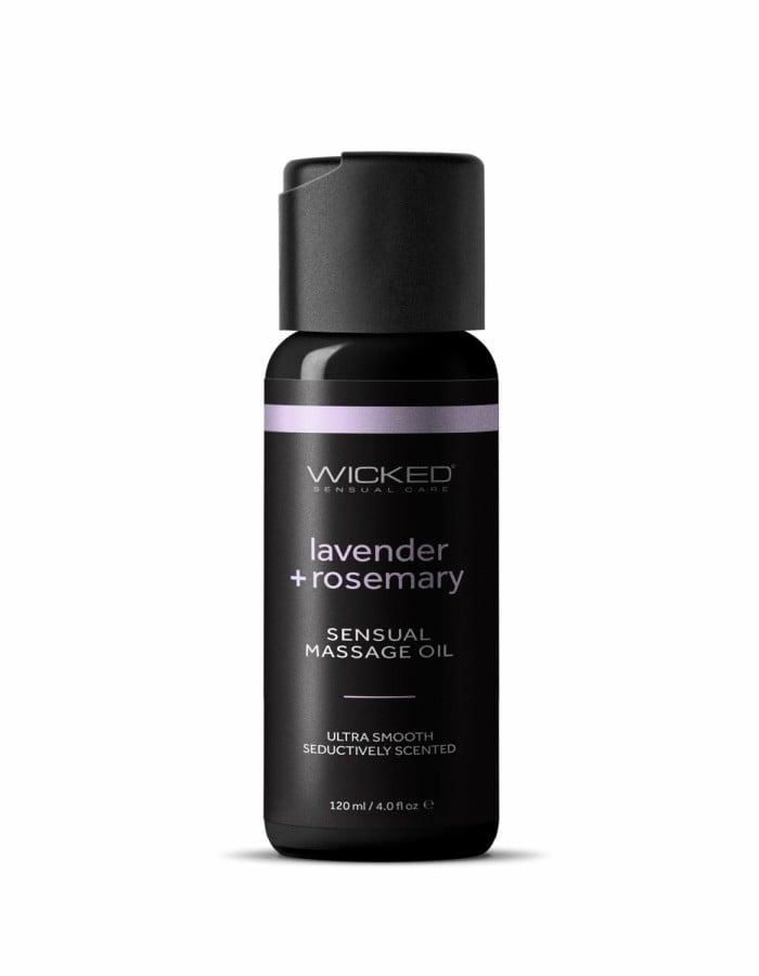 Lavender + Rosemary Massage Oil 4oz