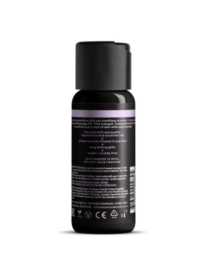 Lavender + Rosemary Massage Oil 4oz