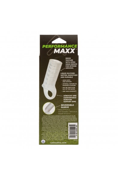 Performance Maxx Liquid Silicone Reversible Sleeve - Clear