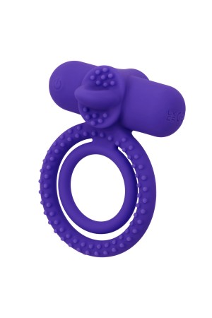 Silicone Rechargeable Dual Climaxer - Purple