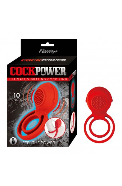 Cockpower Ultimate Vibrating Cockring - Red