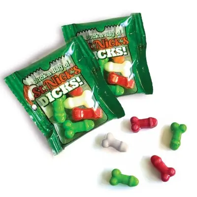 Suck a Bag of St. Nicks Dicks- Display of 100 Ct.