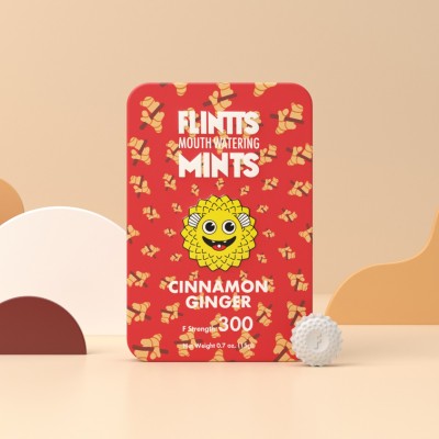 Flintts Mouth Watering Mints Cinnamon Ginger - F-Strength 300