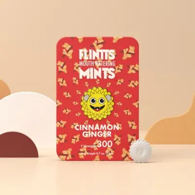 Flintts Mouth Watering Mints Cinnamon Ginger - F-Strength 300