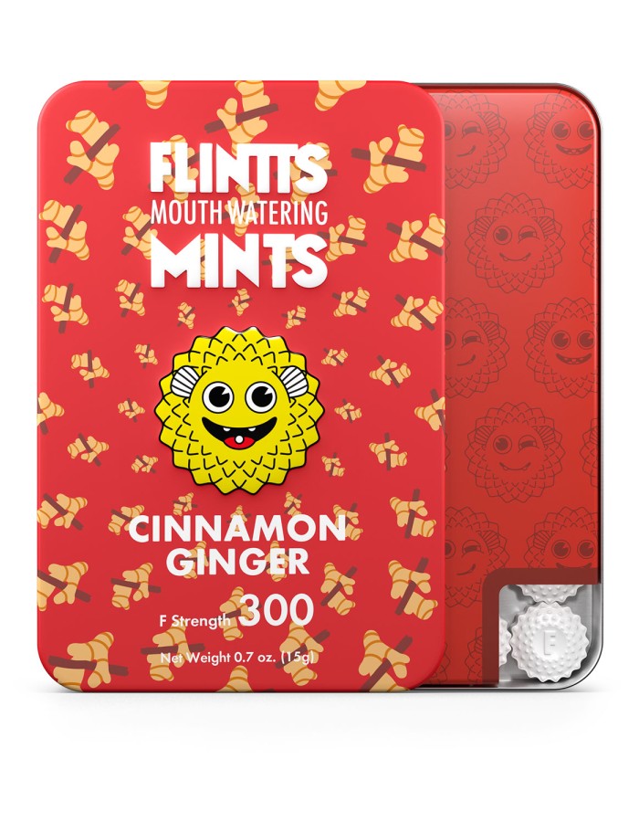 Flintts Mouth Watering Mints Cinnamon Ginger - F-Strength 300