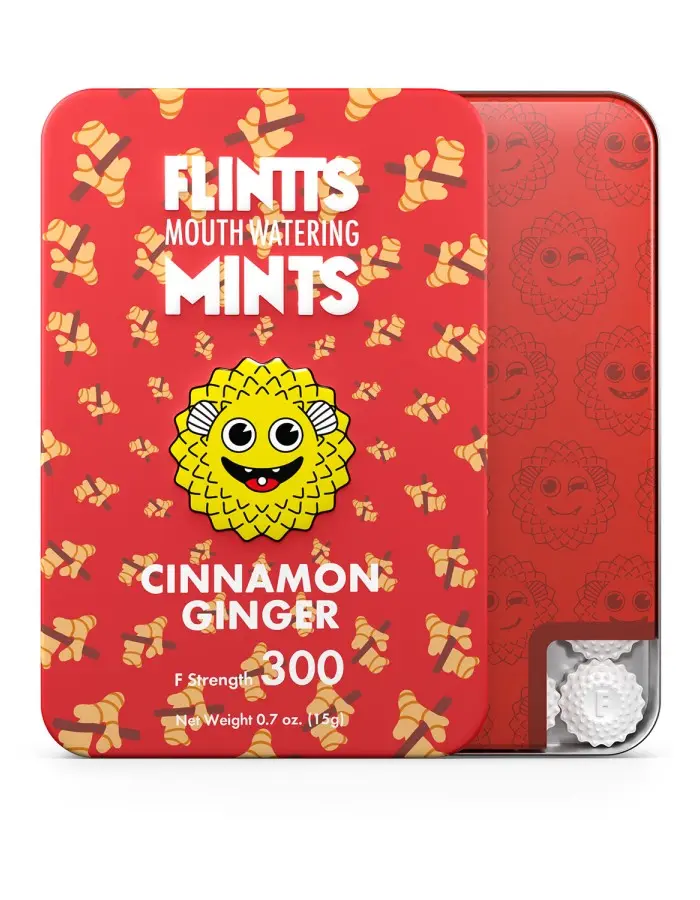 Flintts Mouth Watering Mints Cinnamon Ginger - F-Strength 300