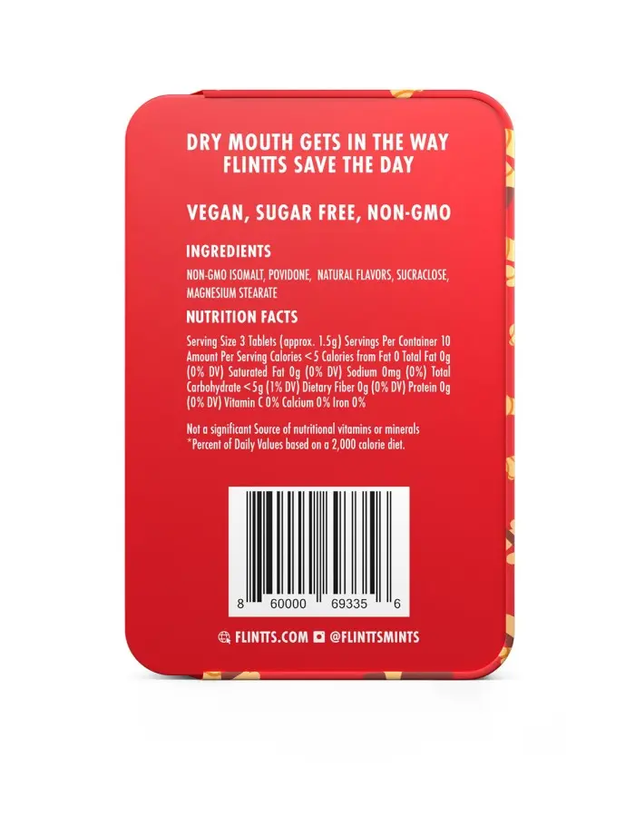 Flintts Mouth Watering Mints Cinnamon Ginger - F-Strength 300