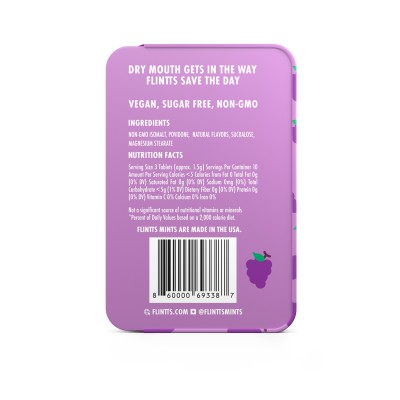 Flintts Mouth Watering Mints Luxury Grape - F-Strength 125