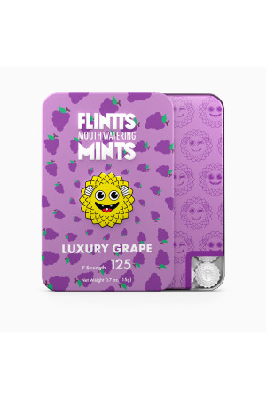 Flintts Mouth Watering Mints Luxury Grape -  F-Strength 125