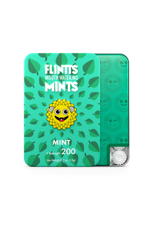 Flintts Mouth Watering Mints Mint - F-Strength 200