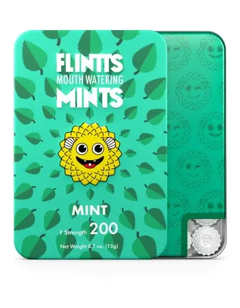 Flintts Mouth Watering Mints Mint - F-Strength 200