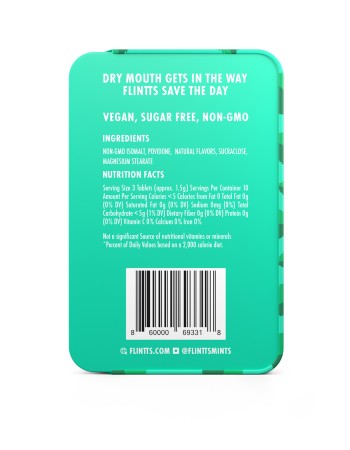 Flintts Mouth Watering Mints Mint - F-Strength 200