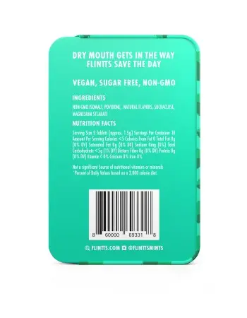 Flintts Mouth Watering Mints Mint - F-Strength 200