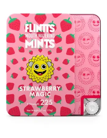 Flintts Mouth Watering Mints Strawberry Magic - F-Strength 225