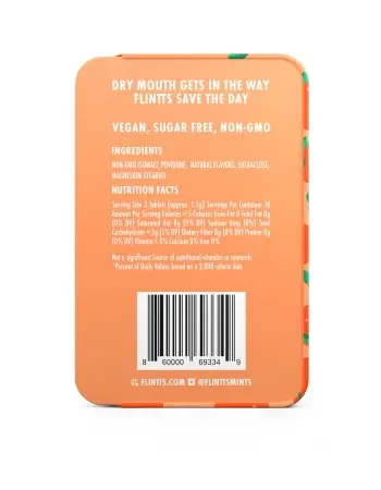 Flintts Mouth Watering Mints Sour Tangerine - F-Strength 175
