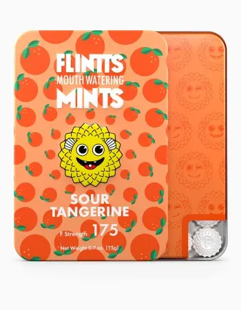 Flintts Mouth Watering Mints Sour Tangerine - F-Strength 175