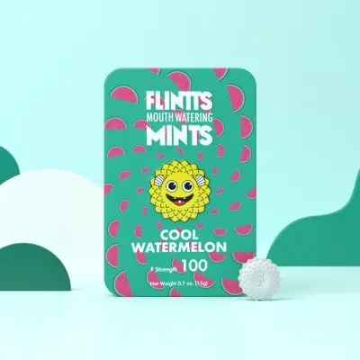 Flintts Mouth Mints Cool Watermelon - F-Strength 100