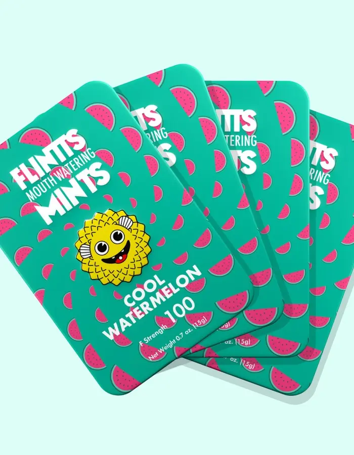 Flintts Mouth Mints Cool Watermelon - F-Strength 100