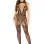 In the Mood Crotchless Bodystocking - Os - Black