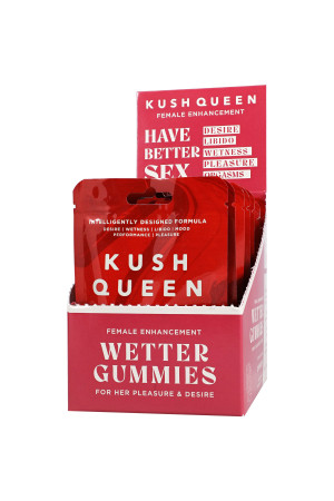 Kush Queen Wetter Gummies Female Enhancement 12 Pack Display 1 Per Pack