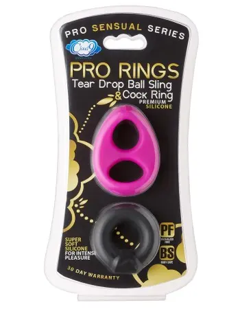 Pro Sensual Silicone Tear Drop Ring / Donut Sling