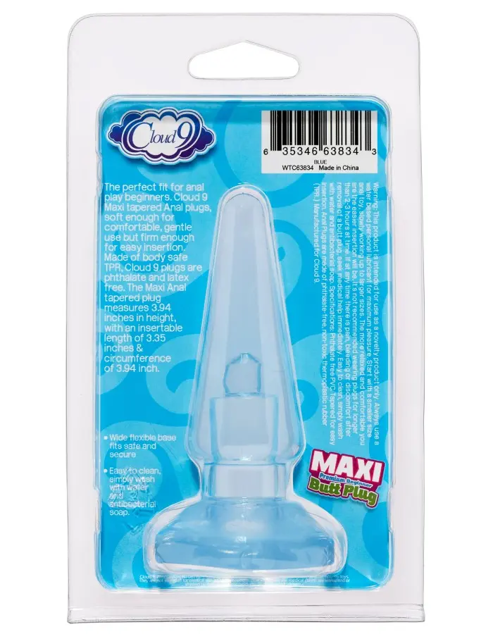 Maxi Butt Plug Blue