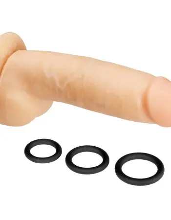 8" Dual Density Real Touch Thick with Realistic Painted Veins and Balls - White
