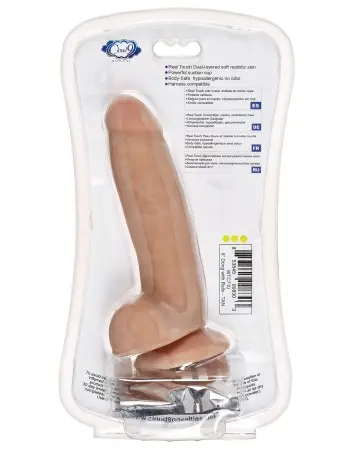 8" Dual Density Real Touch Thick with Realistic Painted Veins and Balls - Tan