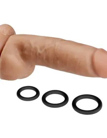 8" Dual Density Real Touch Thick with Realistic Painted Veins and Balls - Tan