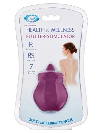Health and Wellness Flutter Oral Tongue Stimulator Purple