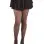 Spandex Lurex Rhinestone Tights - Os - Black-Silver