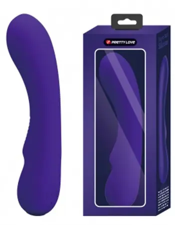 Matt Super Soft Silicone Vibrator - Purple