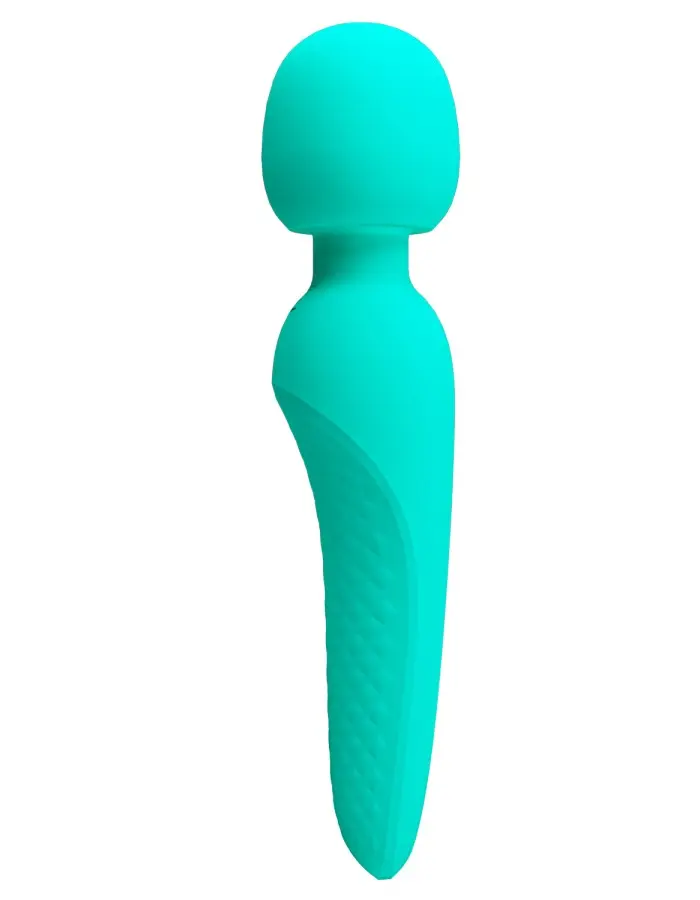 Meredith Super Soft Silicone Wand - Turquoise