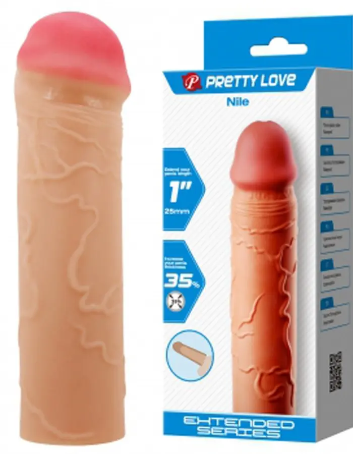 Nile Extended Penis Sleeve - Light