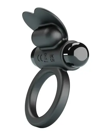 Vibrating Penis Ring Debonaire - Black