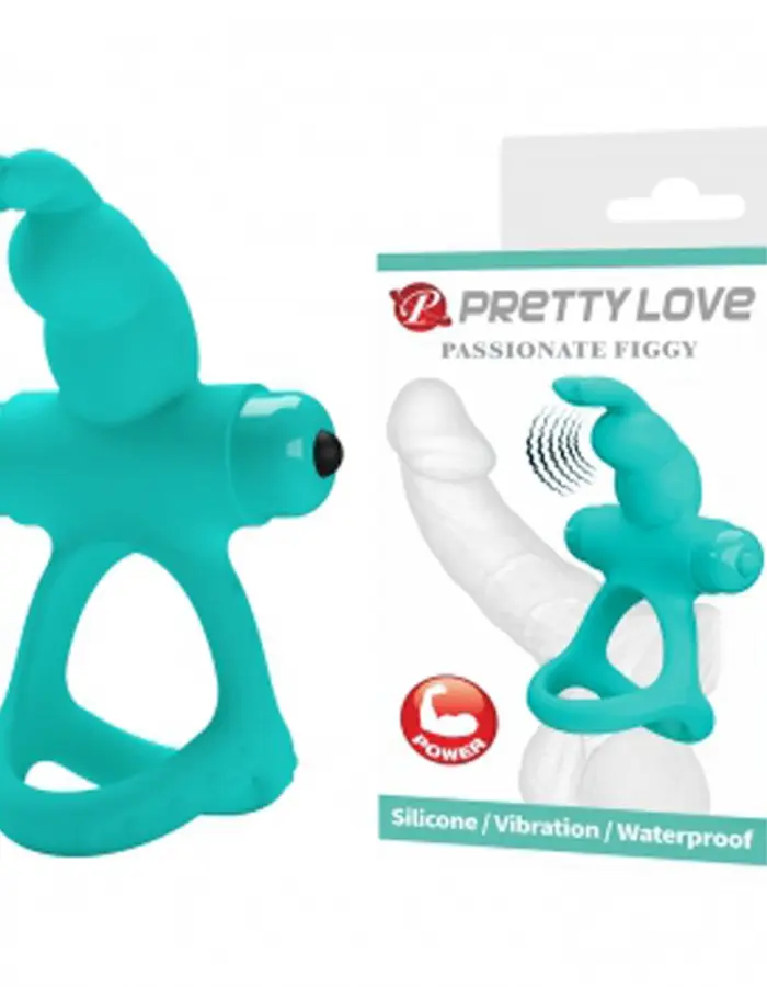 Passionate Figgy Penis Ring - Turquoise