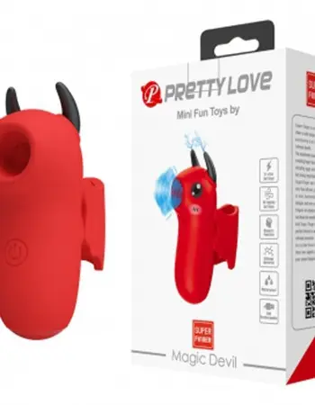 Magic Devil Finger Vibrator - Red