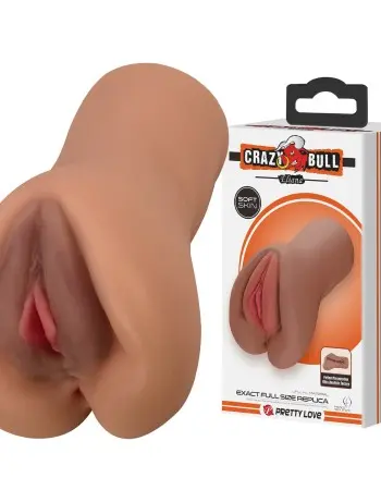 Eliana Vagina Shaped Masturbator - Brown