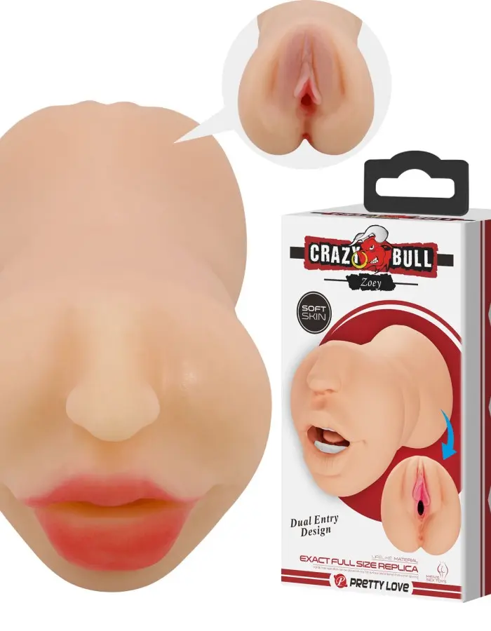 Zoey Mouth Masturbator Sleeve - Light