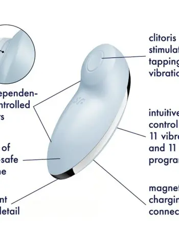 Tap and Climax 2 Vibrator - Blue
