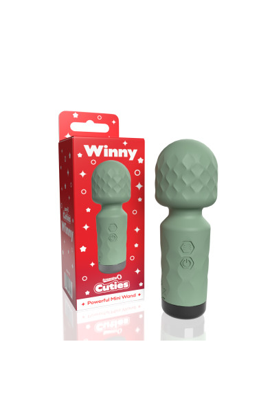 Screaming O Cuties Winny Vibrating Mini Wand  - Sage Green