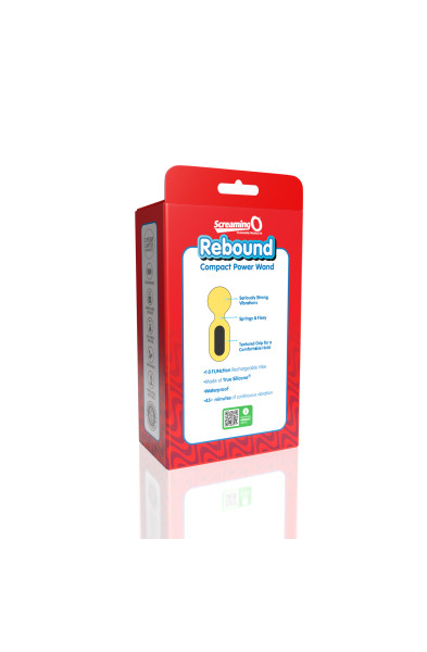 Screaming O Rebound Compact Power Wand - Bumblee Yellow